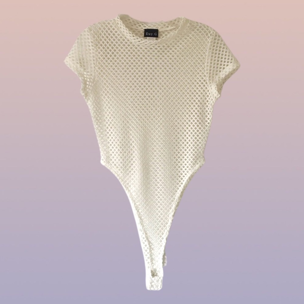 Day G mesh knit bodysuit!!